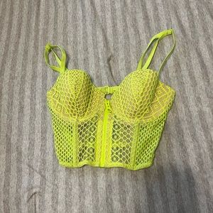 Victoria’s Secret Very Sexy neon green bra top 32C